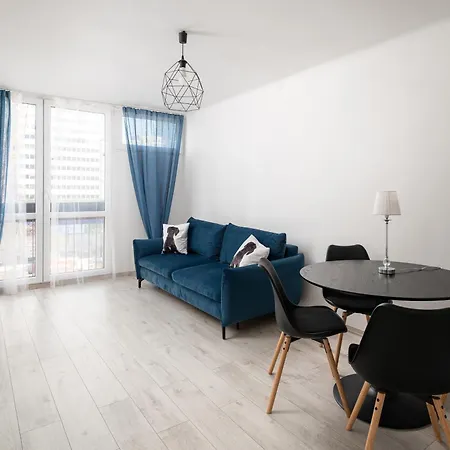 Grzybowska Blue City Centre Apartment Warsaw Exterior photo